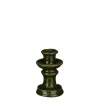 Kandelaar groen - h14,5xd9cm