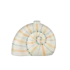 Kandelaar schelp oranje/blauw