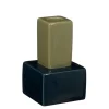Kandelaar Theo-Bert Pot blauw olijfgroen 8 x 8 x 12 cm