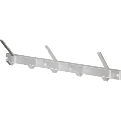Kapstok 5 haken Albert aluminium 552 mm