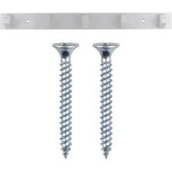 Kapstok 5 haken Kristel aluminium 360 mm