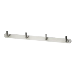 Kapstok 4 haken Moja RVS 310 mm