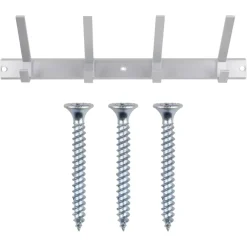 Kapstok 4 haken Ria aluminium 456 mm