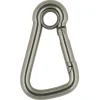 Karabijnhaak dicht oog triangel 6x60mm