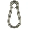 Karabijnhaak dicht oog 5x50mm