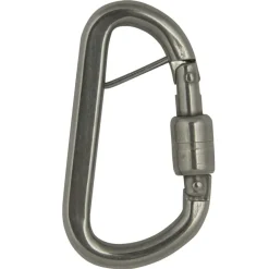 Karabijnhaak met veerbelast borging 8x80mm