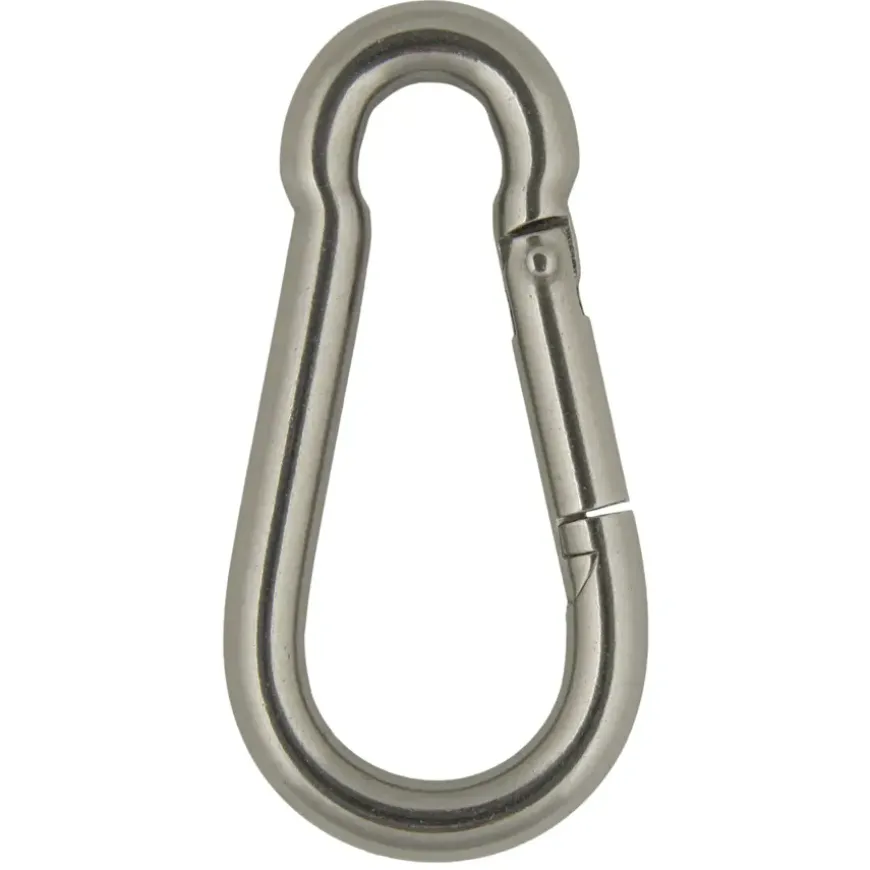 Karabijnhaak open oog 4x40mm