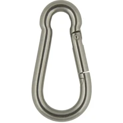 Karabijnhaak open oog 10x100mm