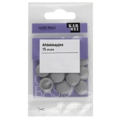 KARWEI afdekkapje grijs (15 stuks)