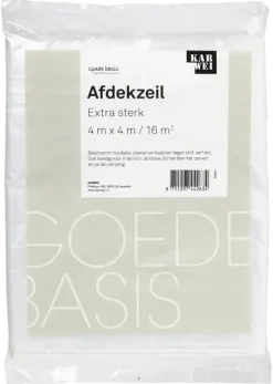 Dekkleden & Afdekfolies > KARWEI afdekzeil extra sterk (4x4M)