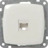 Inbouw Schakelmateriaal|Stopcontacten & Overige Contactdozen > KARWEI Aurora UTP Wandcontactdoos CAT5 wit