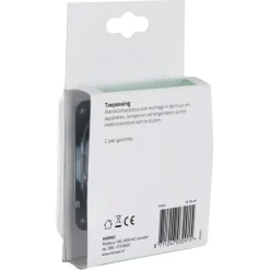Inbouw Schakelmateriaal|Stopcontacten & Overige Contactdozen > KARWEI Aurora wandcontactdoos dubbel wit