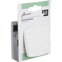 Schakelaars > KARWEI Aurora wisselschakelaar wit