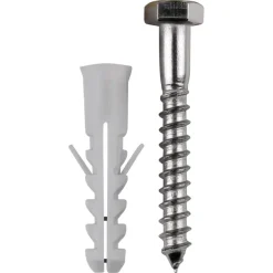 KARWEI Basisplug 10x50mm+hdb 8x60mm RVS 4ST
