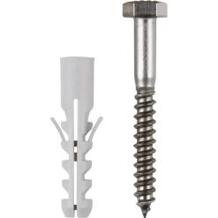 KARWEI Basisplug 8x40mm + hdb 6x40mm RVS 4ST