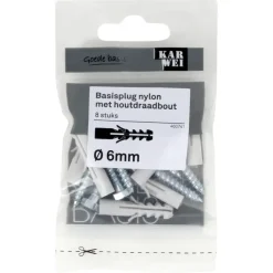 KARWEI Basisplug 6x30mm + hdb 5x35mm 8ST