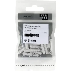 KARWEI Basisplug 5x25mm + uni 3,5x30mm 16ST