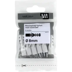 KARWEI Basisplug 8x40mm + uni 5x50mm 6ST