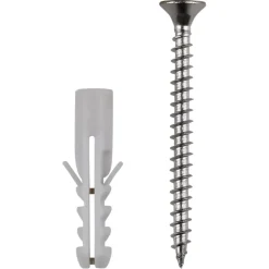 KARWEI Basisplug 6x30mm+uni 4x45 RVS 10ST