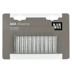 Batterijen > KARWEI Batterij Alkaline AAA 10 stuks