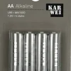 Batterijen > KARWEI Batterij Alkaline AA 4 stuks