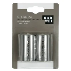 Batterijen > KARWEI Batterij Alkaline C 2 stuks
