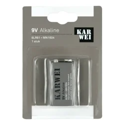 Batterijen > KARWEI Batterij Alkaline 9V 1 stuk