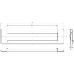 Brievenbussen|Brievenbussen > KARWEI briefplaat aluminium