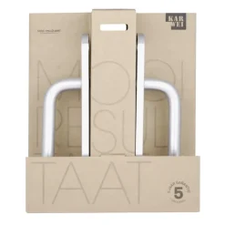 Deurbeslag Binnendeur|Deurbeslag Binnen > KARWEI deurkruk set Abel ovaal schild sleutelgat 56 mm aluminium