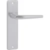 Deurbeslag Binnendeur|Deurklinken > KARWEI deurkruk set Daan recht blind schild aluminium