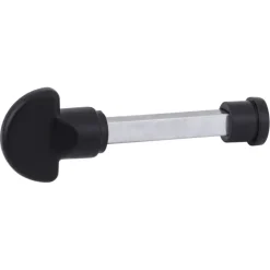 Deurbeslag Binnendeur|Deurklinken > KARWEI deurkruk set Eros ovaal schild vrij-bezet sluiting 63/8 mm zwart aluminium