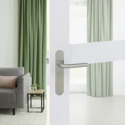 Deurbeslag Binnendeur|Deurklinken > KARWEI deurkruk set Henry ovaal blind schild RVS