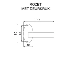 Deurbeslag Binnendeur|Deurklinken > KARWEI deurkruk set Jules patent schild zwart aluminium