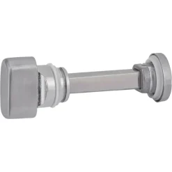 Deurbeslag Binnendeur|Deurklinken > KARWEI deurkruk set Kevin ovaal schild vrij-bezet sluiting 63/8 mm RVS