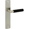 Deurbeslag Binnendeur|Deurklinken > KARWEI deurkruk set Nelson recht blind schild RVS look messing