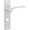 Deurbeslag Binnendeur|Deurbeslag Binnen > KARWEI deurkrukset Pedro langschild vrij-bezet 63/8mm aluminium