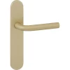 Deurbeslag Binnendeur|Deurklinken > KARWEI deurkruk set Rocco ovaal blind schild messing mat