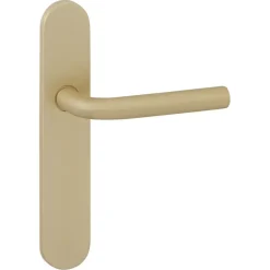 Deurbeslag Binnendeur|Deurklinken > KARWEI deurkruk set Rocco ovaal blind schild messing mat