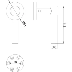 Deurbeslag Binnendeur|Deurklinken > KARWEI deurkruk set Romeo rond rozet RVS look aluminium