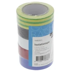 Overige Tape > KARWEI elektrische isolatietape 10mx19mm divers 5 stuks