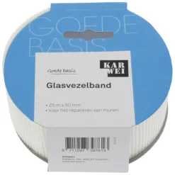 Overige Tape > KARWEI glasvezelband 10mx50mm wit