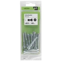 KARWEI inbusbout M6x40 mm 10 stuks