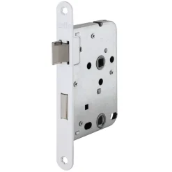 Deursloten|Cilinders > KARWEI insteekslot badkamerslot/wc-slot compleet met deurschild Doorn 50mm PC 63mm