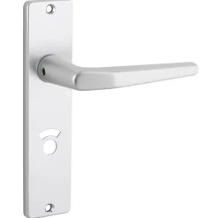 Deursloten|Cilinders > KARWEI insteekslot badkamerslot/wc-slot compleet met deurschild Doorn 50mm PC 63mm