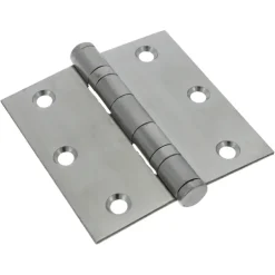 Scharnieren|Deurscharnieren > KARWEI Kogellagerscharnier 75x75 mm RVS