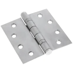 Scharnieren|Deurscharnieren > KARWEI Kogellagerscharnier 90x90 mm RVS