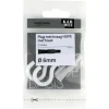 KARWEI kraagplug 6x36mm+schr.haak wit 4,5x65mm 2ST