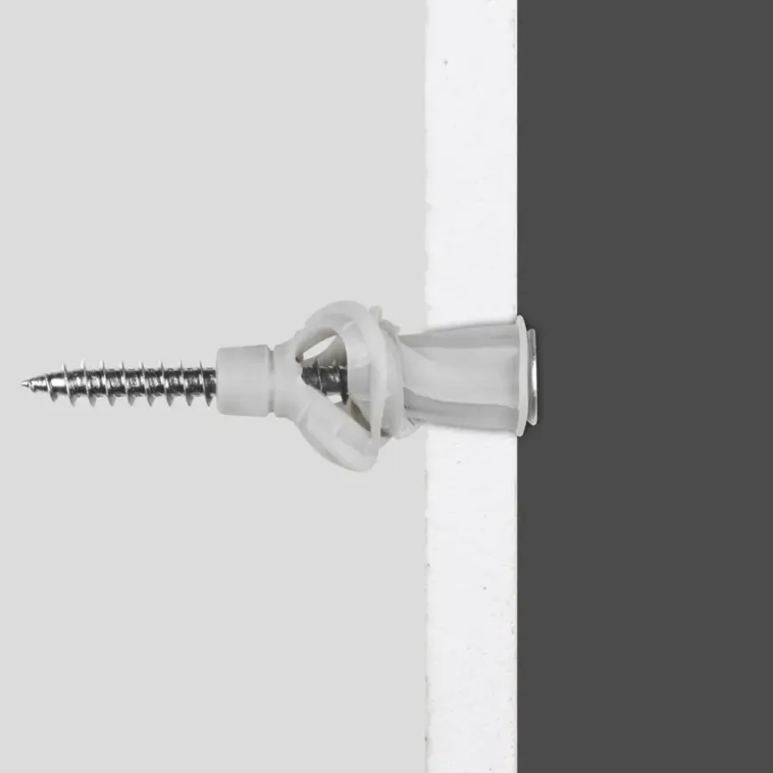KARWEI kraagplug 6x36mm+schr.haak wit 4,5x65mm 2ST