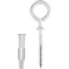 KARWEI kraagplug 6x36mm+schr.Schroefoog 4,5x70mm 2ST