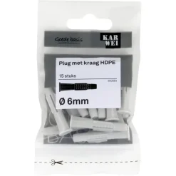 KARWEI kraagplug 6x36mm 15ST